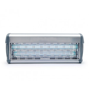 https://www.techni-contact.ovh/ressources/images/produits/merchandising/desinsectiseur-inox-40-w-38313292-1.jpg - Puissance : 40 W - Couverture : 140 m² - À grille électrique