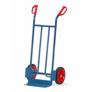 https://www.techni-contact.ovh/ressources/images/produits/merchandising/diable-manutention-tube-en-acier-1062536-1.jpg - Charge : 250 Kg - Hauteur : 1150 mm - Roues : caoutchouc, gonflables ou increvables