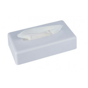 https://www.techni-contact.ovh/ressources/images/produits/merchandising/distributeur-de-mouchoirs-rectangulaire-abs-blanc-ou-chrome-92218674-1.jpg - ABS blanc ou chromé - A poser ou installation murale - Dimensions 257 x 140 x 60 mm