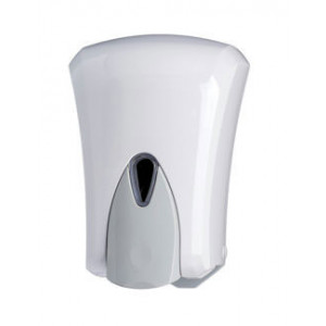 https://www.techni-contact.ovh/ressources/images/produits/merchandising/distributeurs-de-savon-mousse-1-l-abs-blanc-76316467-1.jpg - Capacité : 1 L - Manuel - ABS blanc