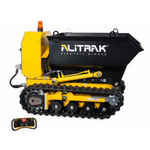 https://www.techni-contact.ovh/ressources/images/produits/merchandising/dumper-sur-chenille-electrique-31327932-1.jpg - Capacité de charge : 450 kg / 300 à 220 litres