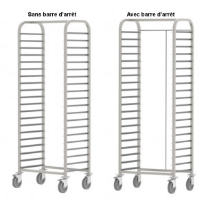 https://www.techni-contact.ovh/ressources/images/produits/merchandising/echelle-boulangerie-20-niveaux-4694569-1.jpg - Matière : Inox- Dim(L x l x H) : 465 x 812 x 1775 mm - Avec ou sans barre d'arret