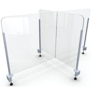 https://www.techni-contact.ovh/ressources/images/produits/merchandising/ecran-de-protection-plexiglass-95227211-1.jpg - L : 120, 140, 160 cm - l : 80 cm - H : 60 cm