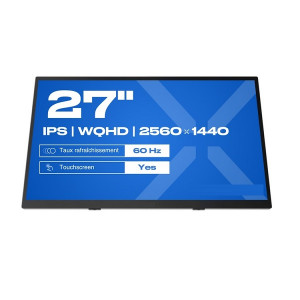https://www.techni-contact.ovh/ressources/images/produits/merchandising/ecran-pc-bureautique-tactile-27-72299377-1.jpg - Écran tactile 27" - WQHD - USB-C (+ charge 65 W)