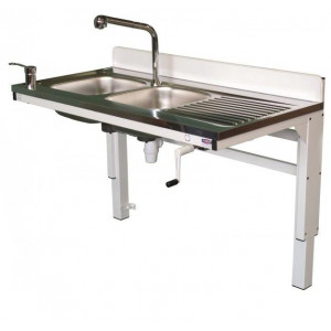 https://www.techni-contact.ovh/ressources/images/produits/merchandising/evier-special-hv-3612487-1.jpg - Hauteur réglable de 600 à 900 mm par manivelle amovible