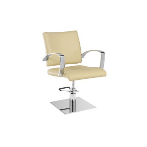 https://www.techni-contact.ovh/ressources/images/produits/merchandising/fauteuil-coiffure-a-base-carree-inox-12860472-1.jpg - Dimensions du fauteuil (L x P x H) : 60 x 63 x 86/101 cm