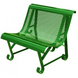 https://www.techni-contact.ovh/ressources/images/produits/merchandising/fauteuil-d-exterieur-en-tole-perforee-3062025-1.jpg - Longueur : 800 mm - Tôle perforée - À poser ou à sceller