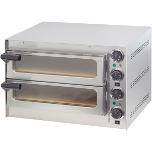 https://www.techni-contact.ovh/ressources/images/produits/merchandising/four-a-pizza-professionnel-9953618-1.jpg - - Minuteur de 15 minutes- Puissance : 2 700 W / 230 V- Dimensions( L x P x H ) : 550 x 430 x 379 mm