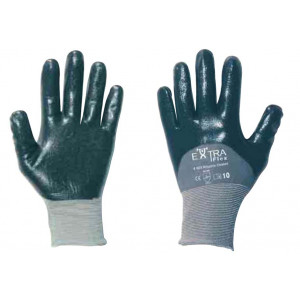 https://www.techni-contact.ovh/ressources/images/produits/merchandising/gant-protection-nylon-5406805-1.jpg - Taille : De 7 à 10 - Matière : Nitrile foam imperméable