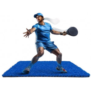 https://www.techni-contact.ovh/ressources/images/produits/merchandising/gazon-pour-padel-kit-pour-terrain-20x10mx12mm-33411717-1.jpg - Brin frisé 100% Polyéthylène. Lignes blanches incorporées dans les bandes de gazon