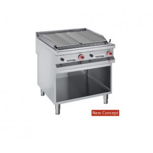 https://www.techni-contact.ovh/ressources/images/produits/merchandising/grill-a-lave-de-pierre-3660449-1.jpg - Grill à pierre de lave 2x 1/2 module sur armoire ouverte
