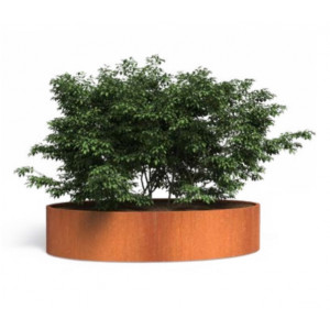 https://www.techni-contact.ovh/ressources/images/produits/merchandising/jardiniere-ovale-en-acier-corten-21271991-1.jpg - Dimensions (L x l x H) : 120 à 280 x 80 à 160 x 40 à 60 cm