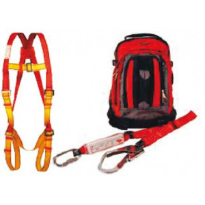 https://www.techni-contact.ovh/ressources/images/produits/merchandising/kit-de-protection-antichute-forme-sac-a-dos-1704783-1.jpg - Harnais - 1.75m de corde absorbeur d’énergie - mousqueton à vis - crochet d’échafaudage