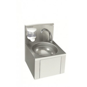 https://www.techni-contact.ovh/ressources/images/produits/merchandising/lave-mains-avec-dosseret-15507514-1.jpg - Matière : Inox - Dim ( L x l x H ) : 384 x 353 x 524 mm