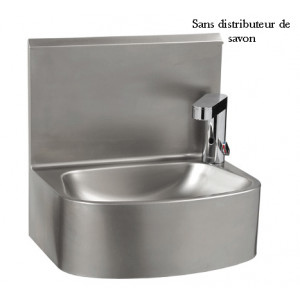 https://www.techni-contact.ovh/ressources/images/produits/merchandising/lave-mains-electrique-monobloc-3100493-1.jpg - Inox AISI 304L- Dim ( L x l x H) : 480 x 360 x 470 mm- Avec ou sans distributeur