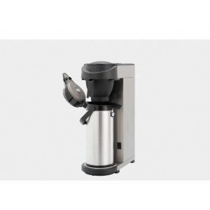 https://www.techni-contact.ovh/ressources/images/produits/merchandising/machine-cafe-professionnelle-thermos-a-pompe-2-1-litres-14377796-1.jpg - Puissance : 2100 W - Capacité : 14L, 112 tasses - Dim : 540/650x265 mm