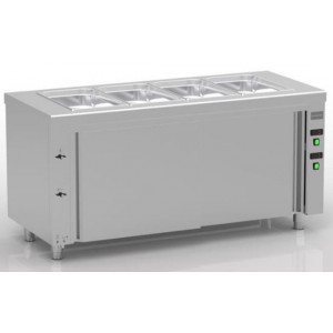 https://www.techni-contact.ovh/ressources/images/produits/merchandising/meuble-bain-marie-a-eau-avec-reserve-7159537-1.jpg - Inox - 3 à 6 GN 1/1 -  30°/ 90°C - neutre ou chaude
