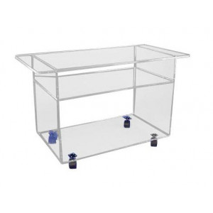 https://www.techni-contact.ovh/ressources/images/produits/merchandising/meuble-plexi-a-roulettes-11347292-1.jpg - Plexiglas épaisseur 1 cm - Plateau : 99/50 cm - Longueur intérieure : 77 cm - Hauteur : 60 cm