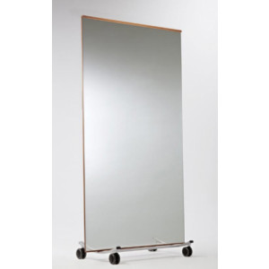 https://www.techni-contact.ovh/ressources/images/produits/merchandising/miroir-amovible-rectangulaire-pour-salle-de-sport-12018671-1.jpg - Hauteur : 190 cm (avec roulettes) / 180 cm (sans roulettes)