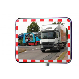 https://www.techni-contact.ovh/ressources/images/produits/merchandising/miroir-routier-multi-usage-1538016-1.jpg - Utilisation : Extérieure et intérieure - Fixation : Murale ou sur poteau - Garantie : 2 ans