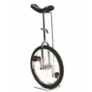 https://www.techni-contact.ovh/ressources/images/produits/merchandising/monocycle-en-acier-chrome-16598862-1.jpg - Monocycle club diamètre 45 cm ou 50 cm - Selle renforcé et confortable avec embout