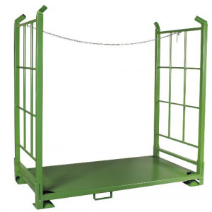 https://www.techni-contact.ovh/ressources/images/produits/merchandising/palette-de-stockage-pneus-63445476-1.jpg - Capacité de charge : 1000 kg – Hauteur : 1960 mm - Vert RAL 6001
