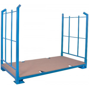 https://www.techni-contact.ovh/ressources/images/produits/merchandising/palette-pliable-pour-matieres-lourdes-75511892-1.jpg - Capacité de Charge : 1000 kg – Pliable - Bleu RAL 5012