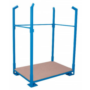 https://www.techni-contact.ovh/ressources/images/produits/merchandising/palette-pour-matieres-lourdes-44393691-1.jpg - Capacité de Charge : 1000 kg – Pliable - Bleu RAL 5012