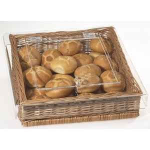 https://www.techni-contact.ovh/ressources/images/produits/merchandising/panier-pour-boulangerie-avec-couvercle-77154279-1.jpg - Dimensions (L x P x H) : 430 x 460 x 184 mm - Avec couvercle acrylique et trappe