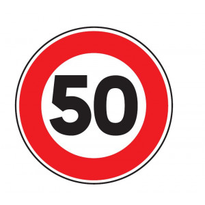 https://www.techni-contact.ovh/ressources/images/produits/merchandising/panneau-de-signalisation-d-une-limitation-de-vitesse-b14-3473602-1.jpg - Dimensions : de 450 à 1250 mm - Norme CE et NF - Type B
