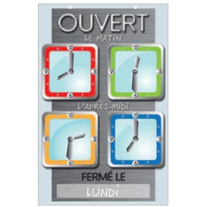 https://www.techni-contact.ovh/ressources/images/produits/merchandising/panneau-horaires-d-ouverture-commerce-7185169-1.jpg - Vendus à l’unité