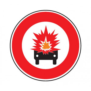 https://www.techni-contact.ovh/ressources/images/produits/merchandising/panneau-interdiction-vehicule-transportant-marchandise-explosive-b18a-2698505-1.jpg - Dimensions : De 450 à 1250 mm - Normes CE et NF - Type B