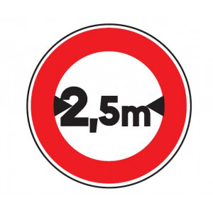 https://www.techni-contact.ovh/ressources/images/produits/merchandising/panneau-interdit-au-vehicule-plus-de-2-5-m-b11-15160906-1.jpg - Dimensions : de 450 à 1250 mm - Norme CE et NF - Type B