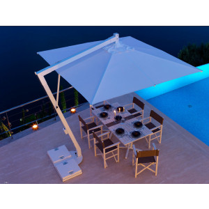 https://www.techni-contact.ovh/ressources/images/produits/merchandising/parasol-suspendu-2309492-1.jpg - Dimensions (L x l) : 300 x 300 cm à 300 x 400 cm ou Rond (diamètre) : 350 cm