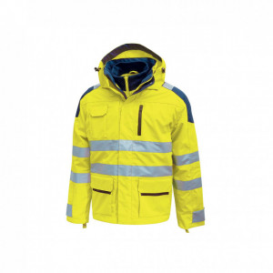 https://www.techni-contact.ovh/ressources/images/produits/merchandising/parka-impermeable-haute-visibilite-77147461-1.jpg - Tailles disponibles : S à 4XL - Coloris : Jaune ou Orange - Imperméable