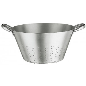 https://www.techni-contact.ovh/ressources/images/produits/merchandising/passoire-conique-11620092-1.jpg - Diamètre : 36 à 50 cm - Contenance : 12.8 à 32.5 litres - aluminium