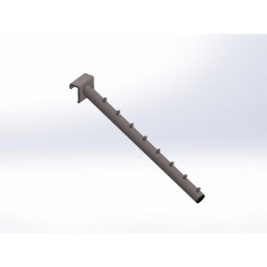 https://www.techni-contact.ovh/ressources/images/produits/merchandising/perroquet-inclines-avec-picots-14358470-1.jpg - Longueur disponible : de 250 à 450 mm - Diamètre : 20 mm