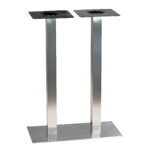 https://www.techni-contact.ovh/ressources/images/produits/merchandising/pied-de-table-cafe-en-inox-39196-1.jpg - Hauteur : 109 cm - Matière pied : inox brosse