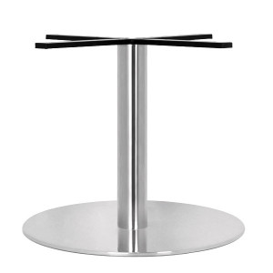 https://www.techni-contact.ovh/ressources/images/produits/merchandising/pied-de-table-en-inox-brosse-pour-plateau-rond-9981063-1.jpg - Hauteur : 72 cm - Dimension base : Ø 72 cm