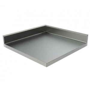 https://www.techni-contact.ovh/ressources/images/produits/merchandising/plan-de-travail-d-angle-15675052-1.jpg - Matière : inox AISI 304L - Dimensions ( L x l ) : 750 x 750 mm- 2 dosserts arrières