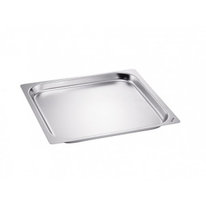 https://www.techni-contact.ovh/ressources/images/produits/merchandising/plaque-gastro-gn-2-3-bord-lisse-21372351-1.jpg - Inox ou granit-émaillé - Format : GN 2/3 - Profondeur : 20, 40 ou 65 mm