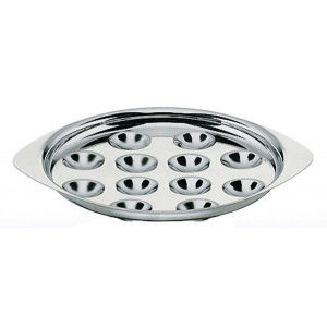 https://www.techni-contact.ovh/ressources/images/produits/merchandising/plat-a-escargot-inox-12-places-2545573-1.jpg - Inox 18% - Diamètre intérieur : 18,6 cm