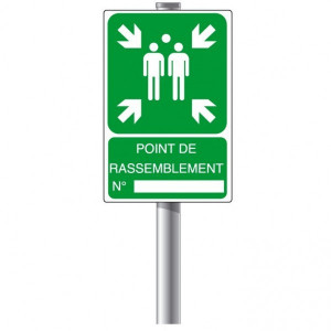 https://www.techni-contact.ovh/ressources/images/produits/merchandising/point-de-rassemblement-13419196-1.jpg - Kit complet pour Panneau "point de rassemblement"