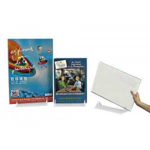 https://www.techni-contact.ovh/ressources/images/produits/merchandising/porte-affiche-de-comptoir-1451182-1.jpg - Format : A3 ou A2 - utilisable en vertical et en horizontal - Lot de 2 pièces