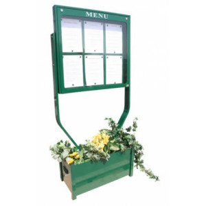 https://www.techni-contact.ovh/ressources/images/produits/merchandising/porte-menu-sur-pied-jardiniere-237633-1.jpg - Capacité : 6 pages