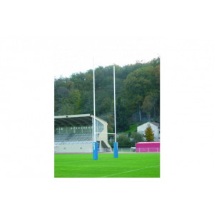 https://www.techni-contact.ovh/ressources/images/produits/merchandising/poteaux-de-rugby-pour-competition-6289698-1.jpg - Hauteur Hors Sol : 11 m - Aluminium Ø 120 mm – Fourreaux à sceller