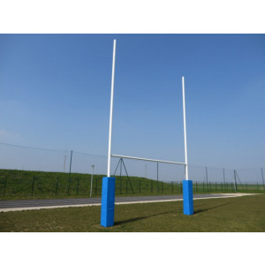 https://www.techni-contact.ovh/ressources/images/produits/merchandising/poteaux-de-rugby-professionnels-16097761-1.jpg - Hauteur hors sol : 8 ou 11 m - Aluminium Ø 120 mm - Fourreaux à sceller