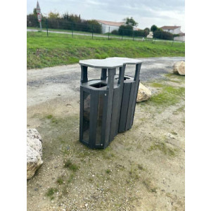 https://www.techni-contact.ovh/ressources/images/produits/merchandising/poubelle-de-tri-selectif-pour-exterieur-en-materiau-recycle-capacite-2-x-80-l-87434847-1.jpg - Dimensions : 120 x 52 x 120 cm