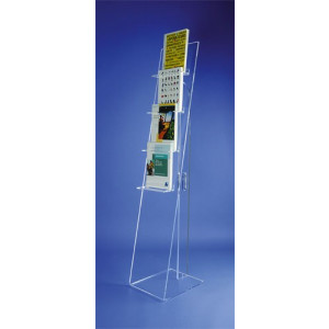 https://www.techni-contact.ovh/ressources/images/produits/merchandising/presentoir-brochure-a4-plexiglas-3147632-1.jpg - Totem présentoir de 4 cases A4 (21/29,7) - Capacité de 3 cm par case