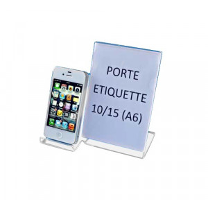 https://www.techni-contact.ovh/ressources/images/produits/merchandising/presentoir-plexi-pour-telephone-portable-15272951-1.jpg - Plexiglas épaisseur 2mm - Hauteur totale 16 cm - Porte étiquette: 10/15 cm - Lot de 4 pièces
